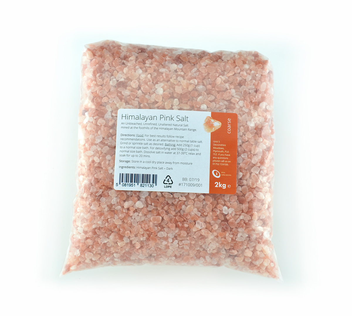 2kg Himalayan Pink Salt Coarse